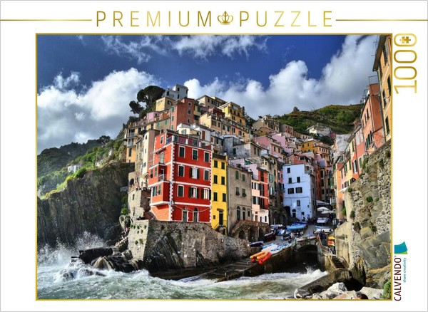 Calvendo Puzzle Le Cinque Terre, Riomaggiore | 1000 Teile Lege-GrößE 64X48Cm Fot-image