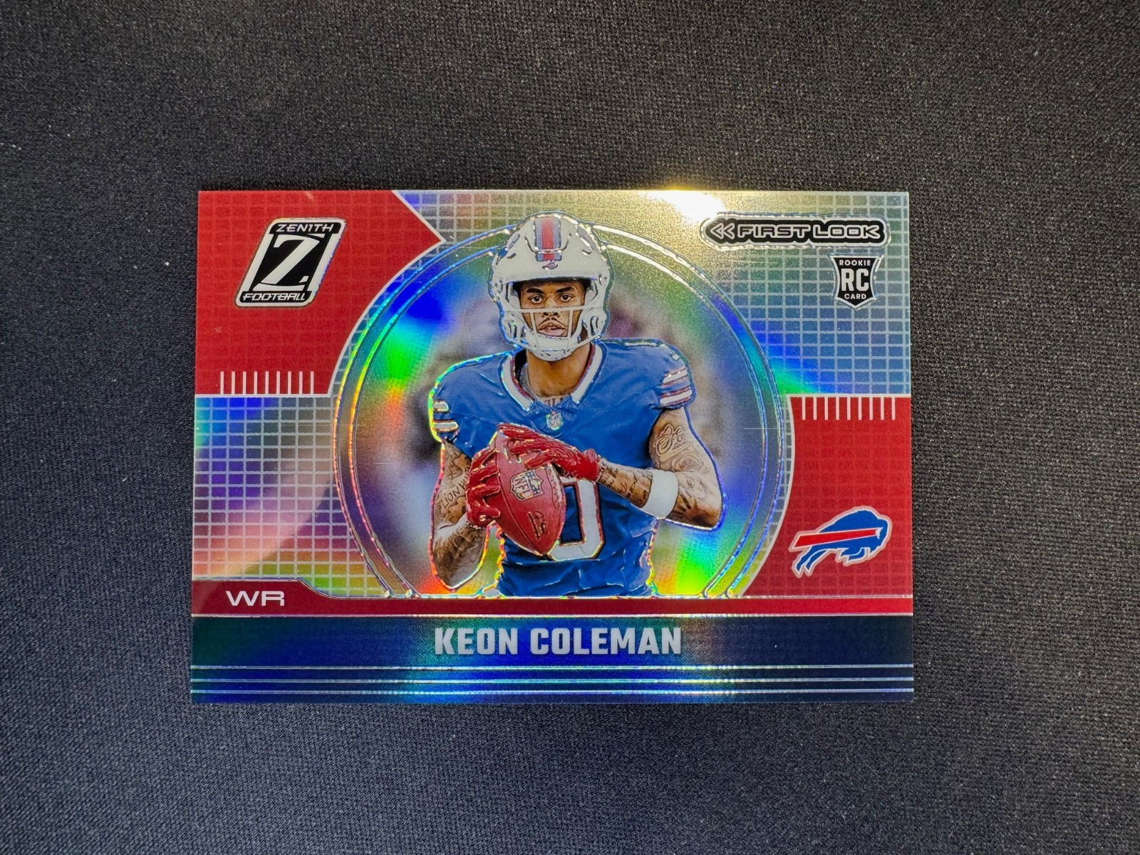 2024 Zenith Keon Coleman RC First Look #16 Buffalo Bills Rookie Case Hit SSP