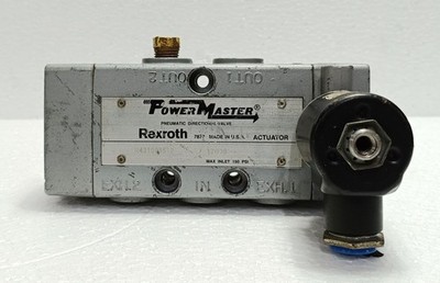REXROTH PowerMaster R431008519 Pneumatic Valve 120V AC Solenoid P50861