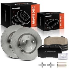 12.42 Front Vented Brake Rotors Ceramic Pads Chevy Hhr 09-10 Cobalt 08-10 6pc 12.42 Front Vented Brake Rotors Ceramic Pads Chevy Hhr 09-10 Cobalt 08-10 6pc
