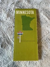 Vintage 1967 Standard Oil Minnesota Road Map