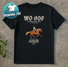 Wo Hop Chinatown NYC Year of the Horse 2026 T-Shirt D9K339