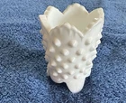 Fenton Vintage Hobnail White Milk Glass Toothpick Holder