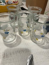 Vintage Juice glasses country Goose and Country Apple