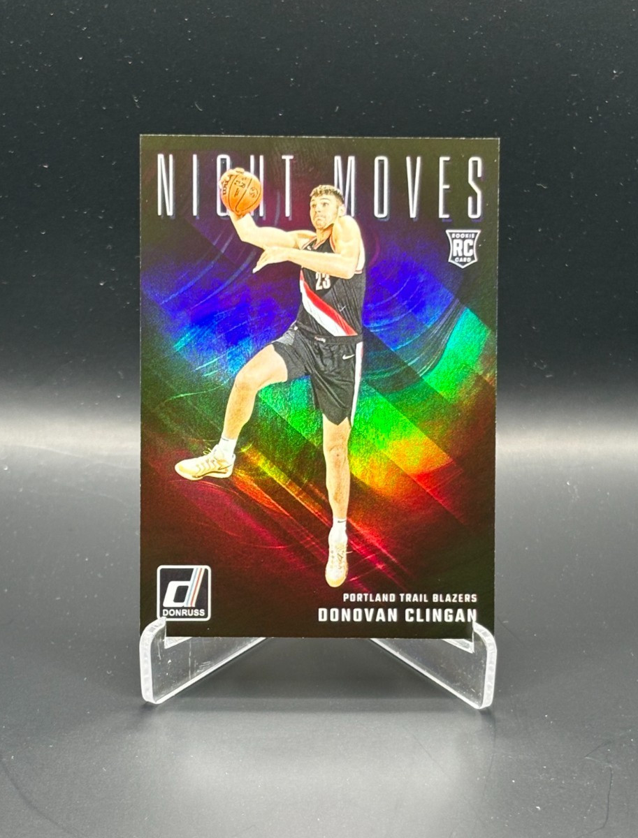RC Case Hit SSP! Donovan Clingan 2024-25 Panini Donruss NIGHT MOVES SSP RC
