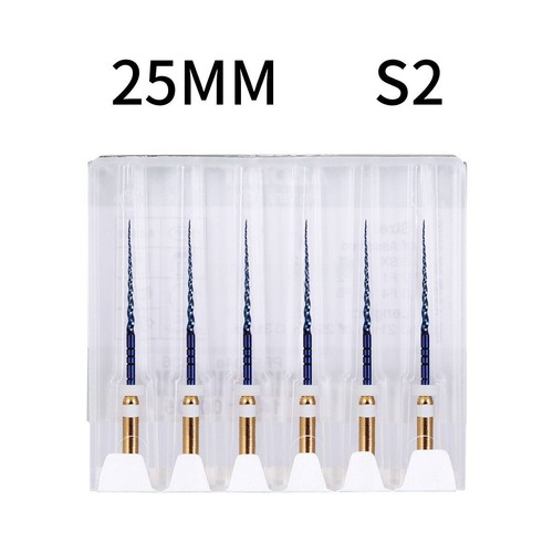 6 Pezzi Uso Motore Dentale Canale Radice Endo Niti Lime Rotanti Calore Attivato 19/25MM - Foto 18 di 26