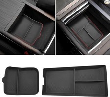 Compatible Center Console Organizer 2021-2024, Silicone Console Organizer Armres
