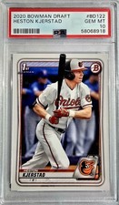2020 Bowman Draft #BD122 Heston Kjerstad RC Rookie PSA 10 Baltimore Orioles 🟡✨️