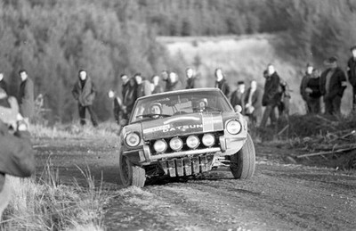 Harry Kallstrom Claes Billstam Datsun 240Z RAC Rally November 21 1973 Photo 13