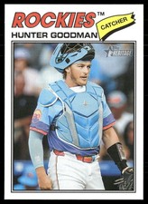 2026 Topps Heritage #346 Hunter Goodman