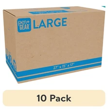 (10 pack) Pen+Gear Large Moving Boxes, 27L x 15W x 17H, Kraft