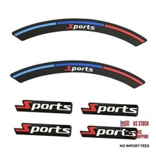 Car Wheel Arch Fenders Protector Door Edge Guards, Sporty Anti 6PCS