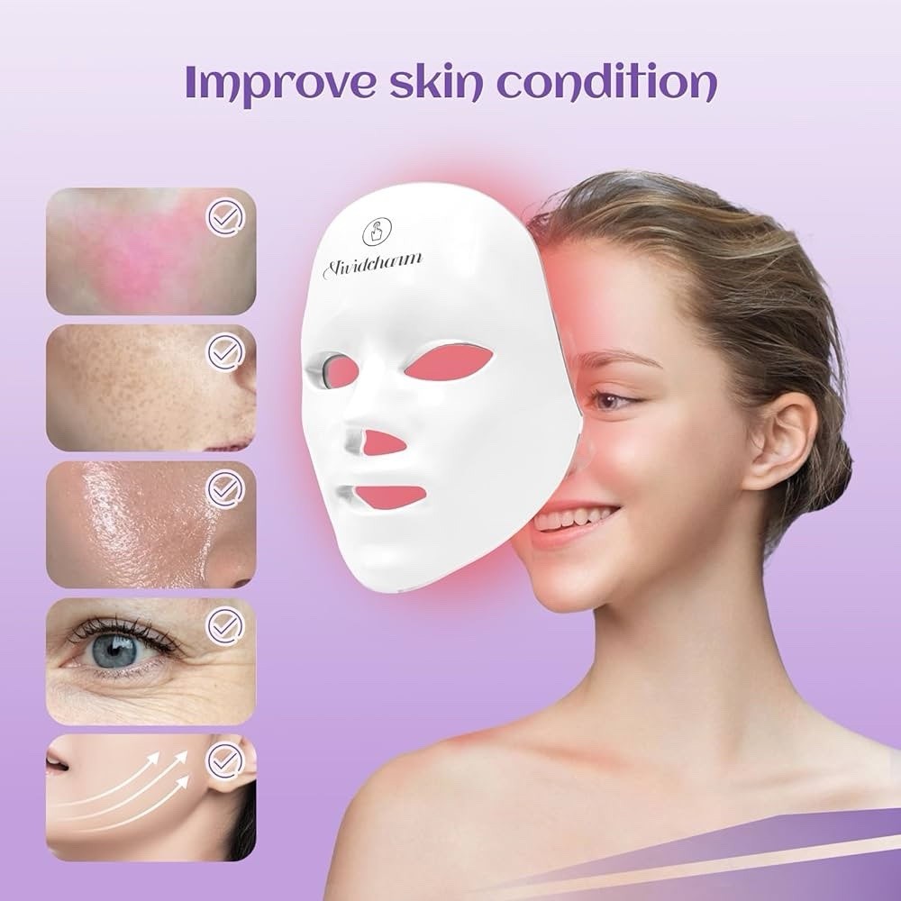7-Color Premium LED Face Mask | Electric Beauty Facial Skin Care Device