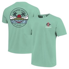 Unisex Light Green San Diego State Aztecs Scenic Comfort Colors T-Shirt