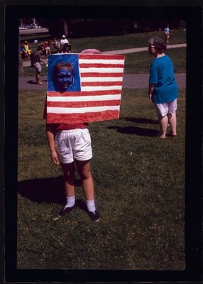 Tom Palazzolo Signed Photo ''Lincoln Park 4th of July'' 2000 Chicago Color Print