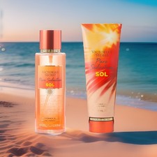 Victoria s Secret PURE SEDUCTION SOL Body Mist Lotion 2 Piece Set NEW IN BOX