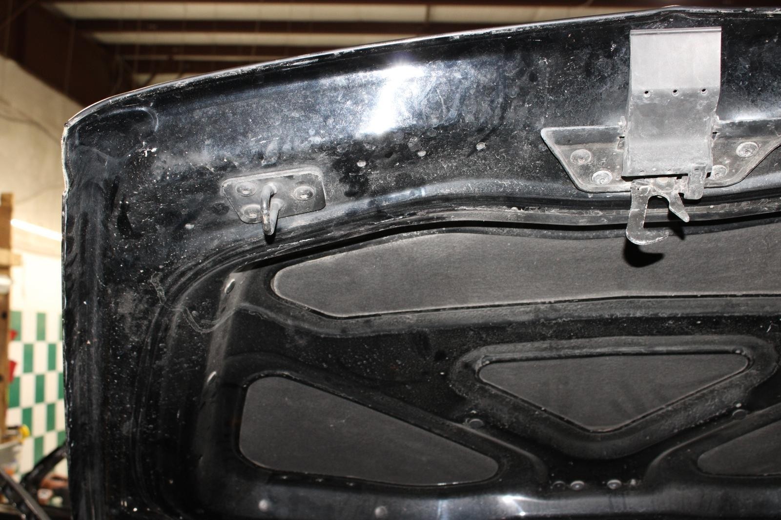 13-18 Flying Spur Black Painted Front Hood Bonnet Panel W/ Hinges OEM Factory OE
