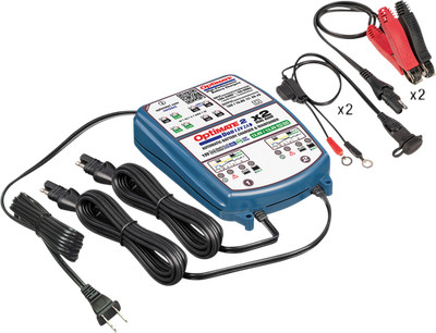 TECMATE TM-571 OptiMate 2 Duo 2-Bank Battery Charger Maintainer Lithium