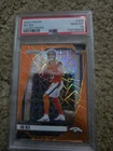 PSA 10 2024 Panini Prizm Bo Nix Orange Lazer Prizm Rookie Card Color Match