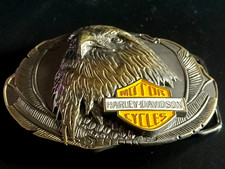 Vtg 1990's Harley Davidson Belt Buckle
