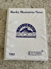Donruss 1993 Colorado Rockies Rocky Mountain ...