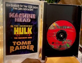 CrimeWave (Sega Saturn, 1997) Complete CIB W/ Instructions and Reg Card *Tested