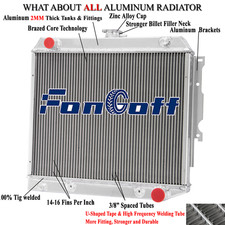 3-Row Radiator Fits 1968-72 Dodge Charger Coronet, 70~73 Plymouth Barracuda 7.0L