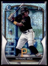 2023 Bowman Chrome Mojo Raymond Mola Pirates BCP-198 1st Bowman