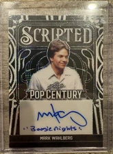 2024 Leaf Pop Century Mark Wahlberg 1/1 Dark Blue Auto Boogie Nights