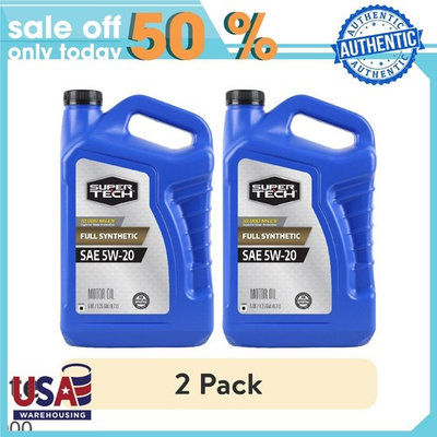 #ad #ad 🔥COMBO 2 PACK🔥 Super Tech Full Synthetic SAE 5W 20 Motor Oil 5 Quarts $34.14