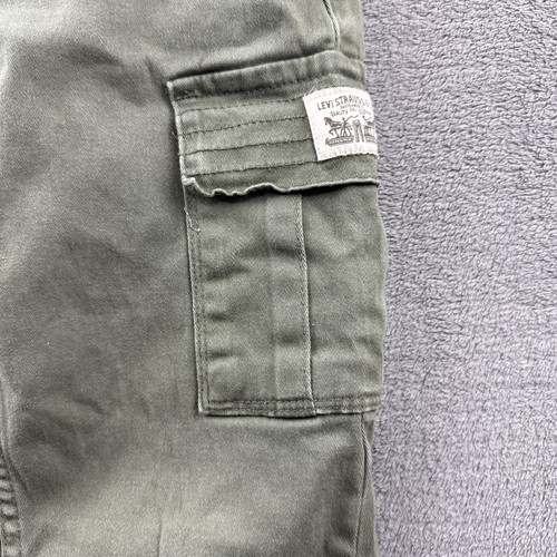 Levi's Youth Boy's Drawstring Waistband Tapered Leg Twill Cargo Pockets Size 10 - Picture 2 of 8