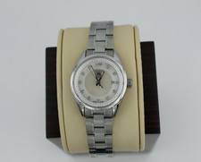 TAG Heuer WV1411.BA0793 Womens Carrera Series Quartz Watch Diamonds White Steel 17