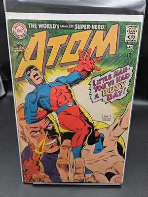 ATOM #34 , (Dc 1967 ) ''LITTLE MAN-- YOU'VE HAD A BUSY DAY!''/ FREE Shipping 