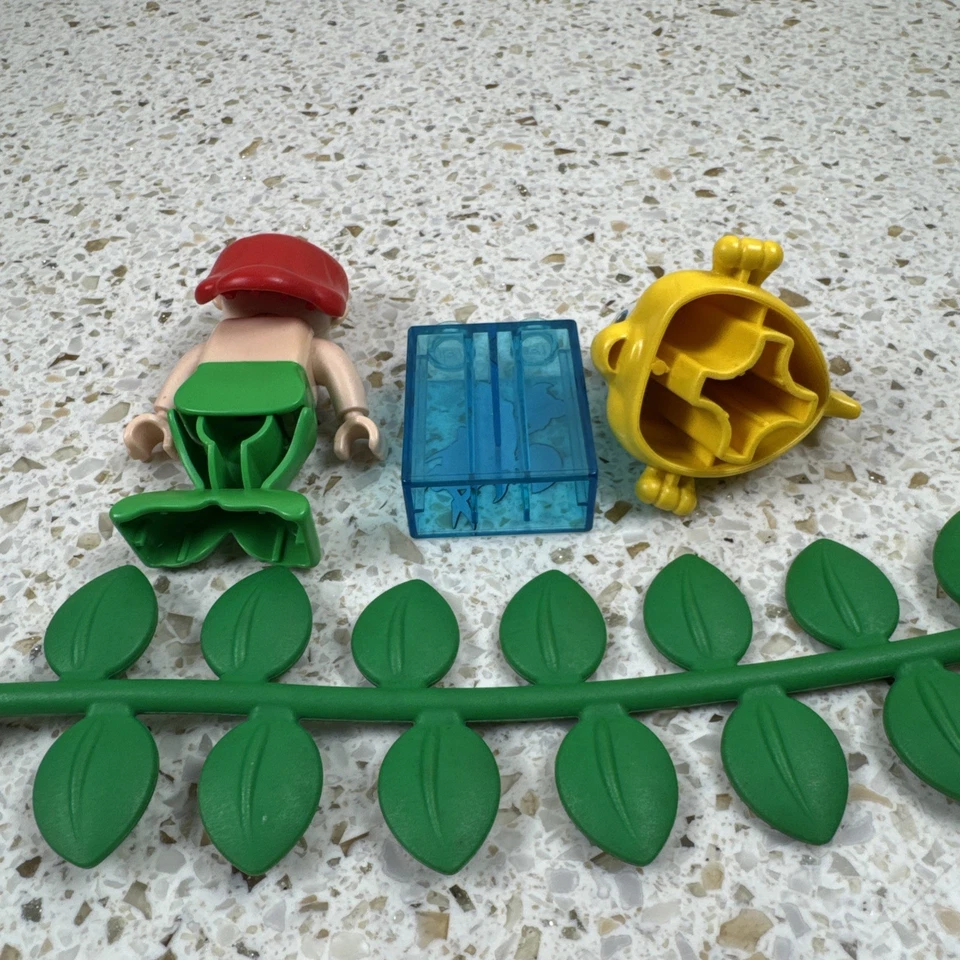 Lego Duplo Ariel Pequena Sereia Linguado Figura Sebastian Block Disney Princesa - Imagem 3 de 4