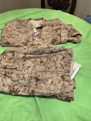 USMC Desert marpat  pants Large-regular(1)/blouse (1)NWT