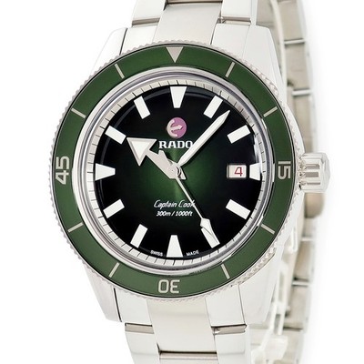 RADO Captain Cook Automatic R32105313 Date Unidirectional Rotating Bezel G