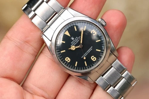 Vintage 1960 Rolex Explorer 1 ref. 1016 MK3 Service Dial 36mm