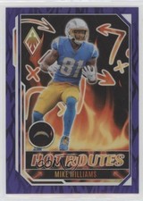 2022 Panini Phoenix Hot Routes Purple 20/125 Mike Williams #HR-17 0b3