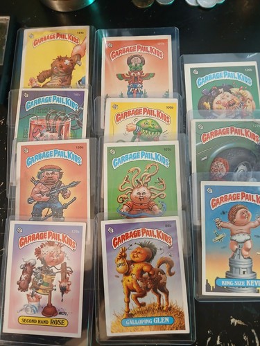 1986 MÜLL EIMER KINDER SERIE 3 & 4 Siri 11 Stück
