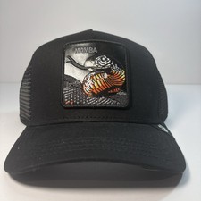 Goorin Bros The Farm The Suede Mamba Black Trucker Hat - New With Tag