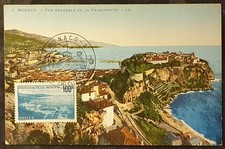 1951 CARTE MAXIMUM CARD FDC PRINCIPAUTÉ DE MONACO 100Fcs DE TOURNAY & PIEL