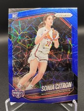2025 Panini Prizm Blue Velocity Rookie Sonia Citron #122 Washington Mystics