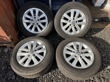 Set VW Transporter T5 T5.1 T6 16” Clayton Alloy Wheels ~ 7E0601025N