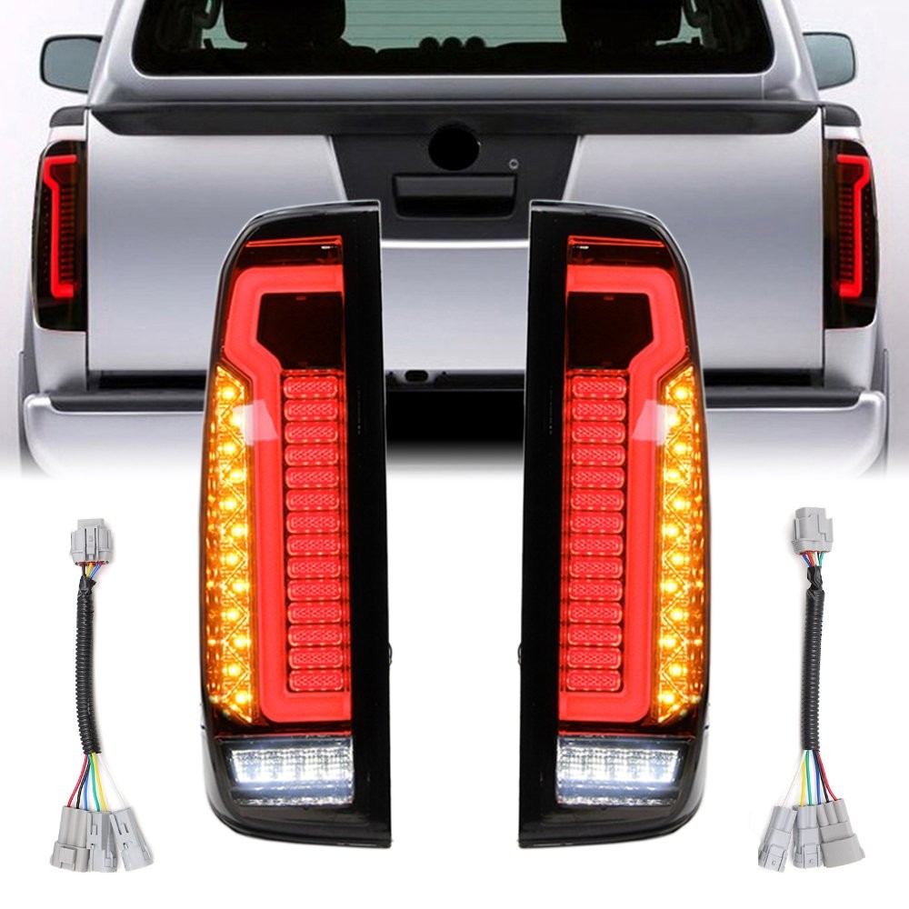 LED Tail Light Assembly for Nissan Frontier D40 2005 2006-2021 Rear Lamp Smoke