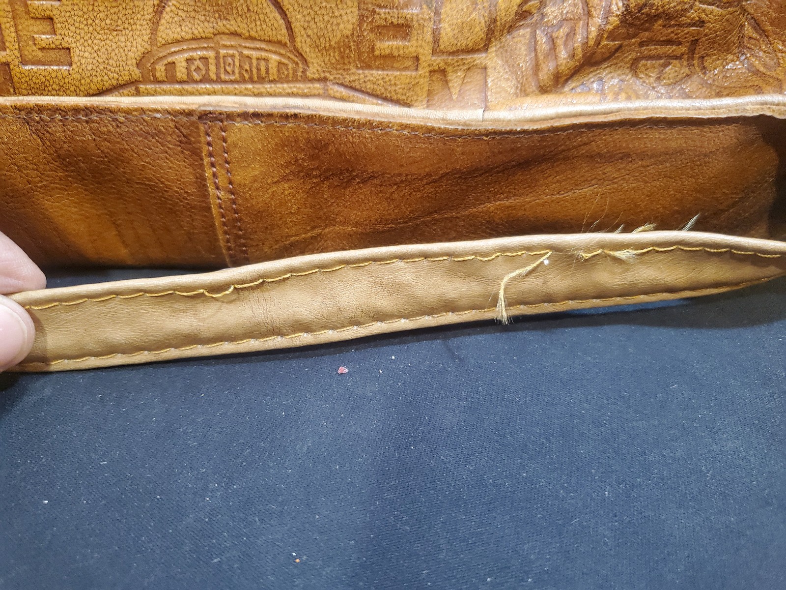 JERUSALEM LEATHER SHOULDER COMPUTER SOFT BRIEFCAS… - image 7