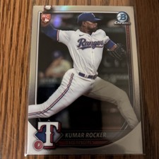 2025 Bowman Chrome - Kumar Rocker #98 Sp Rookie Red Rc Variation (RC)