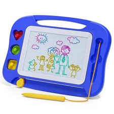 SGILE Toddler Toys for Kids, Magnetic Drawing Standard 9.8" x 7.1" , Blue