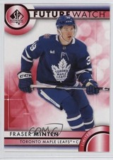 2023-24 SP Authentic Future Watch Red Limited Fraser Minten #168 1p1k