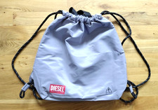 Diesel Fragrances Recycled Backpack Grey Drawstring Bag Brand New