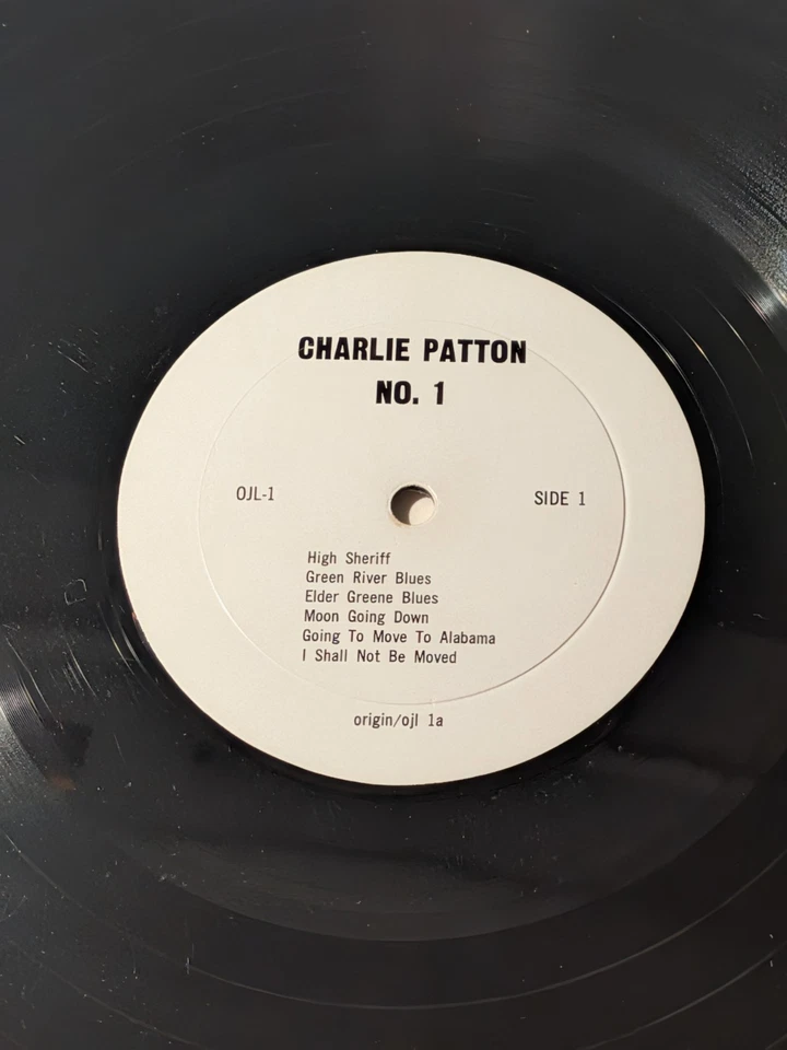 Charley Patton The Immortal Charlie Patton Number 1 Used Vinyl LP VG+VG OJL $25 - Image 3 of 4